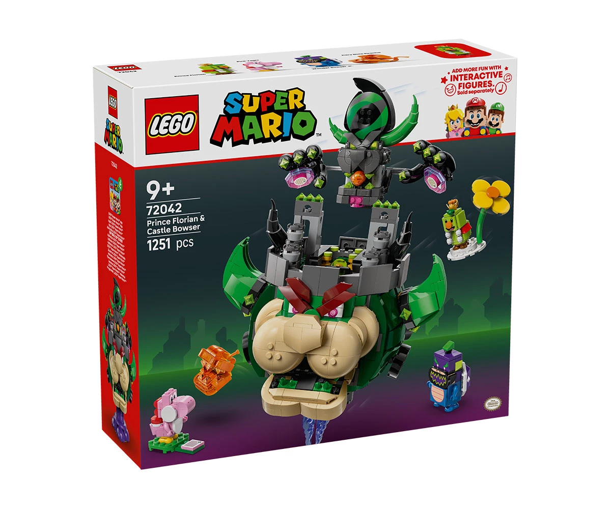 Детски комплект за игра LEGO® Super Mario™ 72042 - Prince Florian и Castle Bowser LEGO® Super Mario™ 72042 - Prince Florian & Castle Bowser