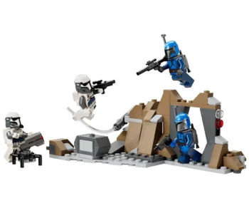 Детски комплект за игра LEGO® Star Wars™ 75373 – Засада на Мандалор – боен пакет