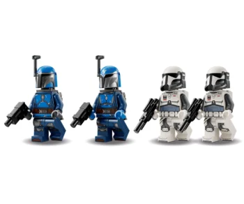 Детски комплект за игра LEGO® Star Wars™ 75373 – Засада на Мандалор – боен пакет