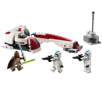 Детски комплект за игра LEGO® Star Wars™ 75378 – Бягство с BARC скутер