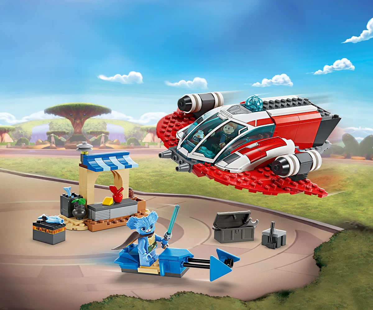 Детски комплект за игра LEGO® Star Wars™ 75384 - Червеният сокол thumb 5 Конструктор ЛЕГО Star Wars 75384 thumb 5