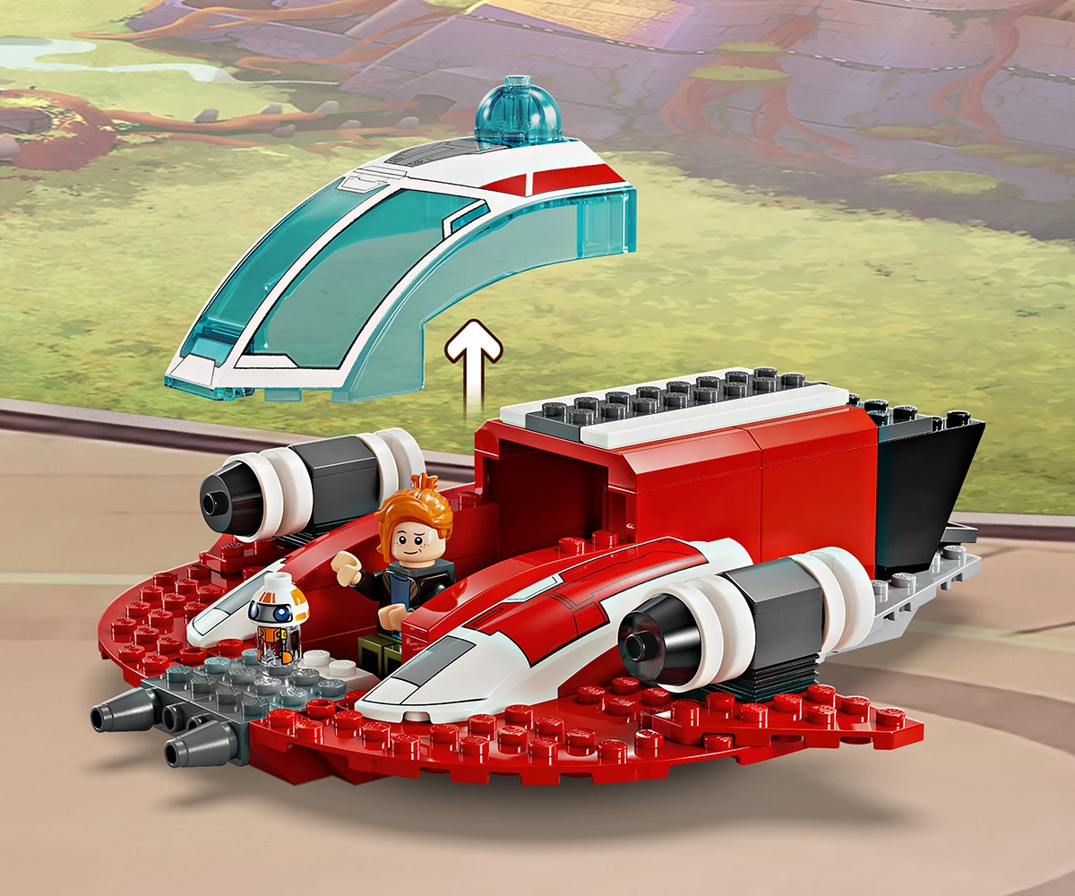 Детски комплект за игра LEGO® Star Wars™ 75384 - Червеният сокол thumb 7 Конструктор ЛЕГО Star Wars 75384 thumb 7