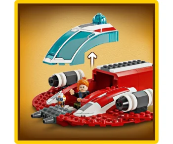 Детски комплект за игра LEGO® Star Wars™ 75384 – Червеният сокол