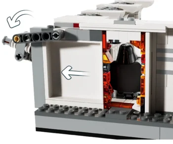 Детски комплект за игра конструктор LEGO® Star Wars™ 75387 – На борда на Тантив IV