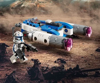 Детски комплект за игра LEGO® Star Wars™ 75391 – Мicrofighter У-wing™ на капитан Рекс™