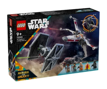 Детски комплект за игра LEGO® Star Wars™ 75393 – Пакет с гости TIE Fighter & X-Wing
