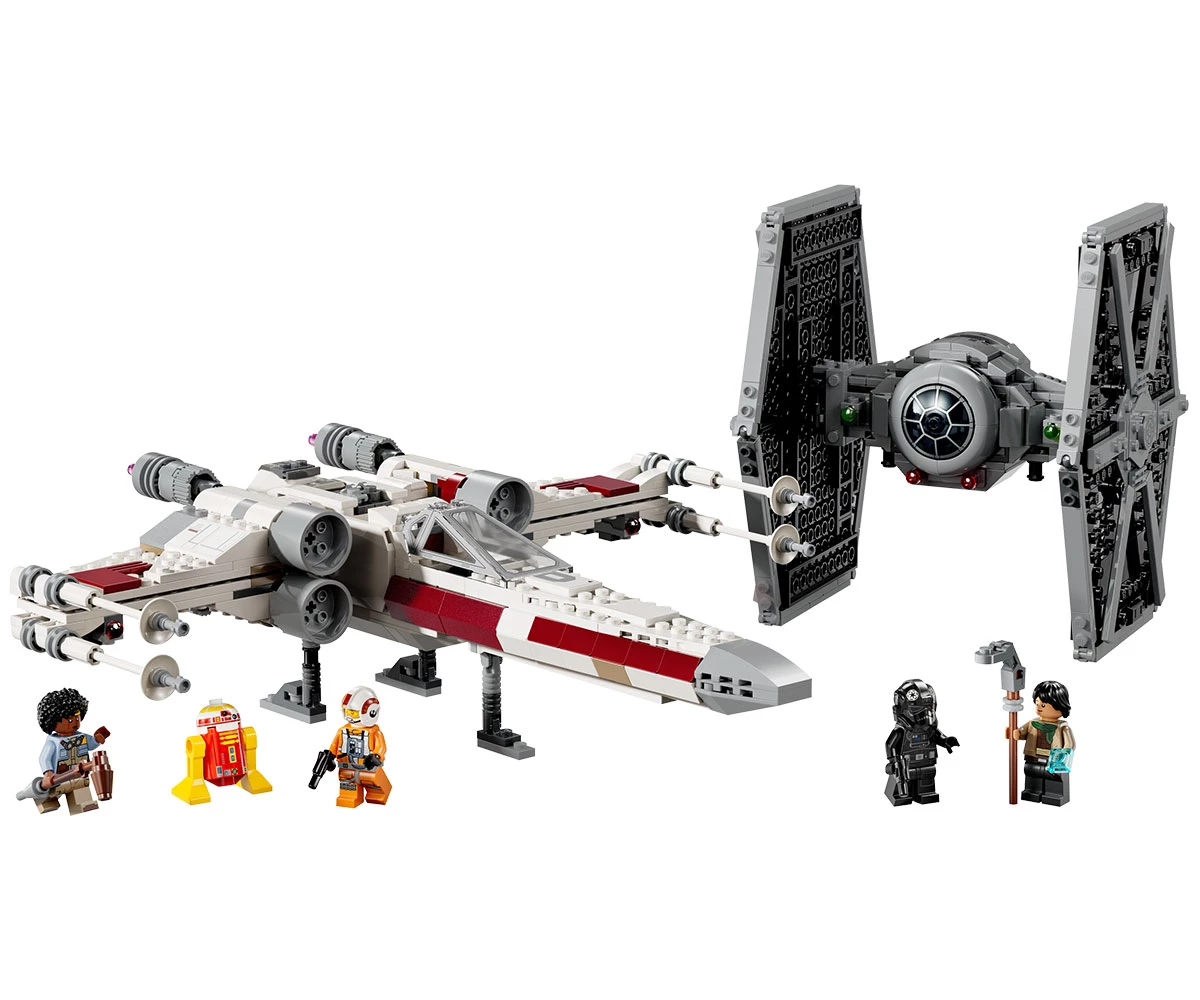 Детски комплект за игра LEGO® Star Wars™ 75393 - Пакет с гости TIE Fighter & X-Wing thumb 3 Конструктор ЛЕГО Star Wars 75393 thumb 3