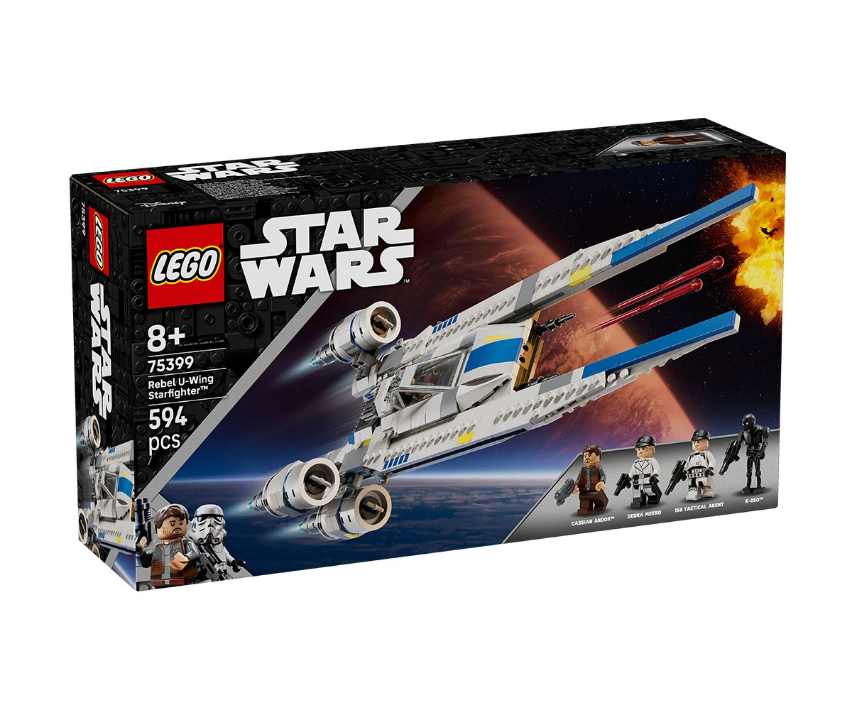 Детски комплект за игра LEGO® Star Wars™ 75399 - Бунтовнически изтребител U-Wing LEGO® Star Wars™ 75399 - Rebel U-Wing Starfighter