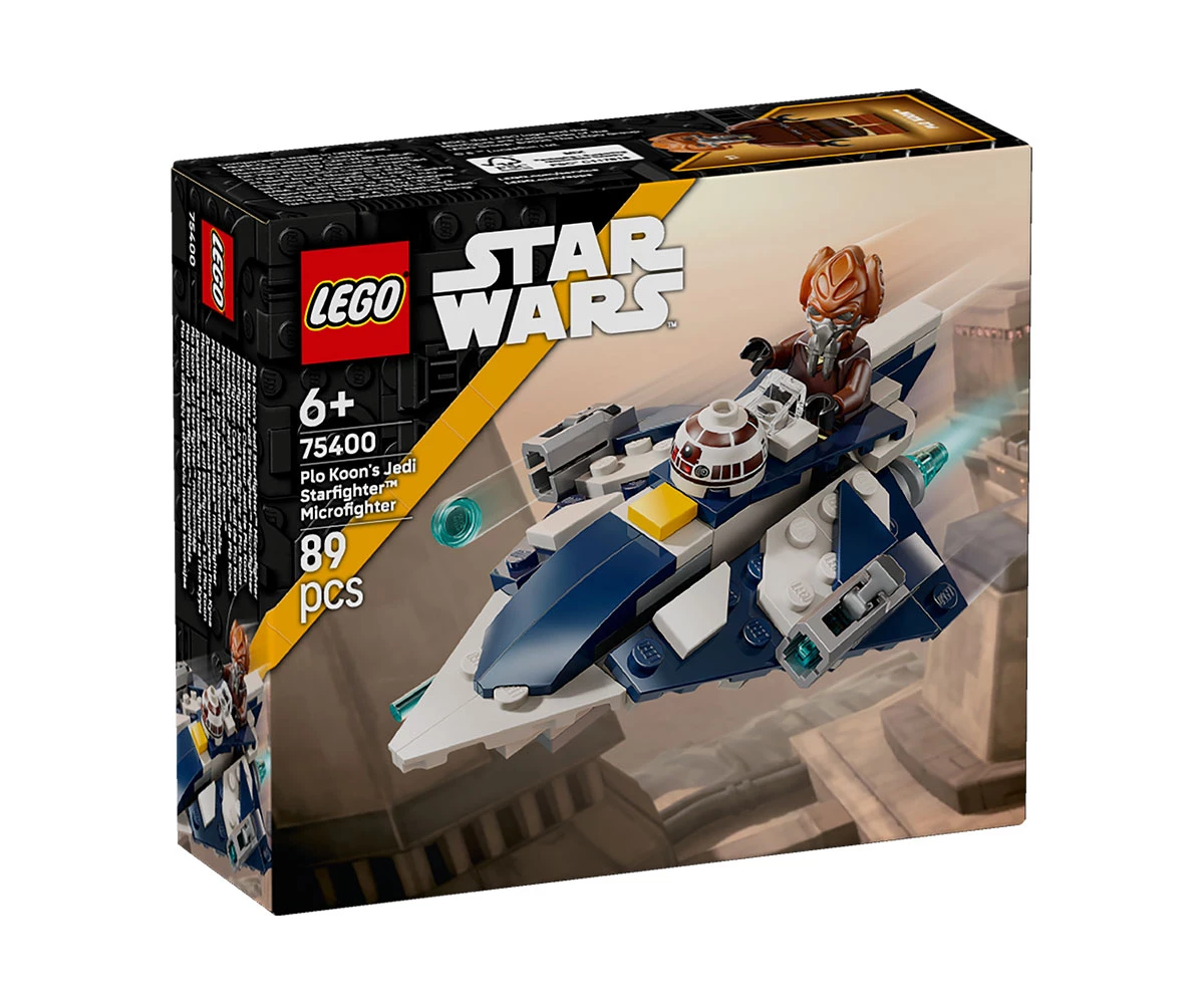Детски комплект за игра LEGO® Star Wars™ 75400 - Джедайски изтребител Microfighter на Пло Куун LEGO® Star Wars™ 75400 - Plo Koon's Jedi Starfighter™ Microfighter