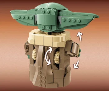 Детски комплект за игра LEGO® Star Wars™ 75403 – Грогу™ с летяща количка