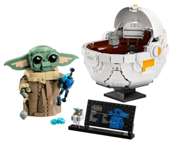 Детски комплект за игра LEGO® Star Wars™ 75403 – Грогу™ с летяща количка