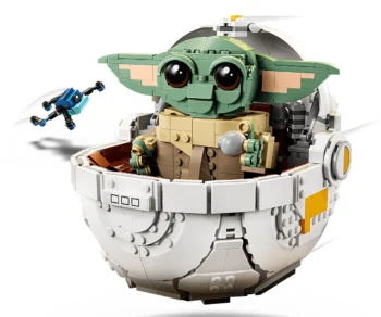 Детски комплект за игра LEGO® Star Wars™ 75403 – Грогу™ с летяща количка