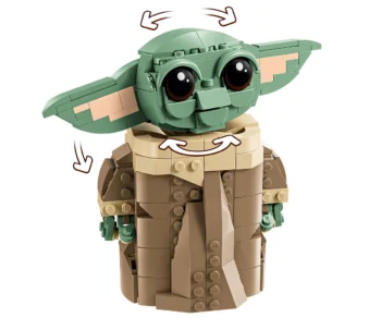 Детски комплект за игра LEGO® Star Wars™ 75403 – Грогу™ с летяща количка