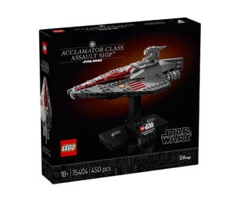 Детски комплект за игра LEGO® Star Wars™ 75404 – Десантен кораб клас Acclamator™