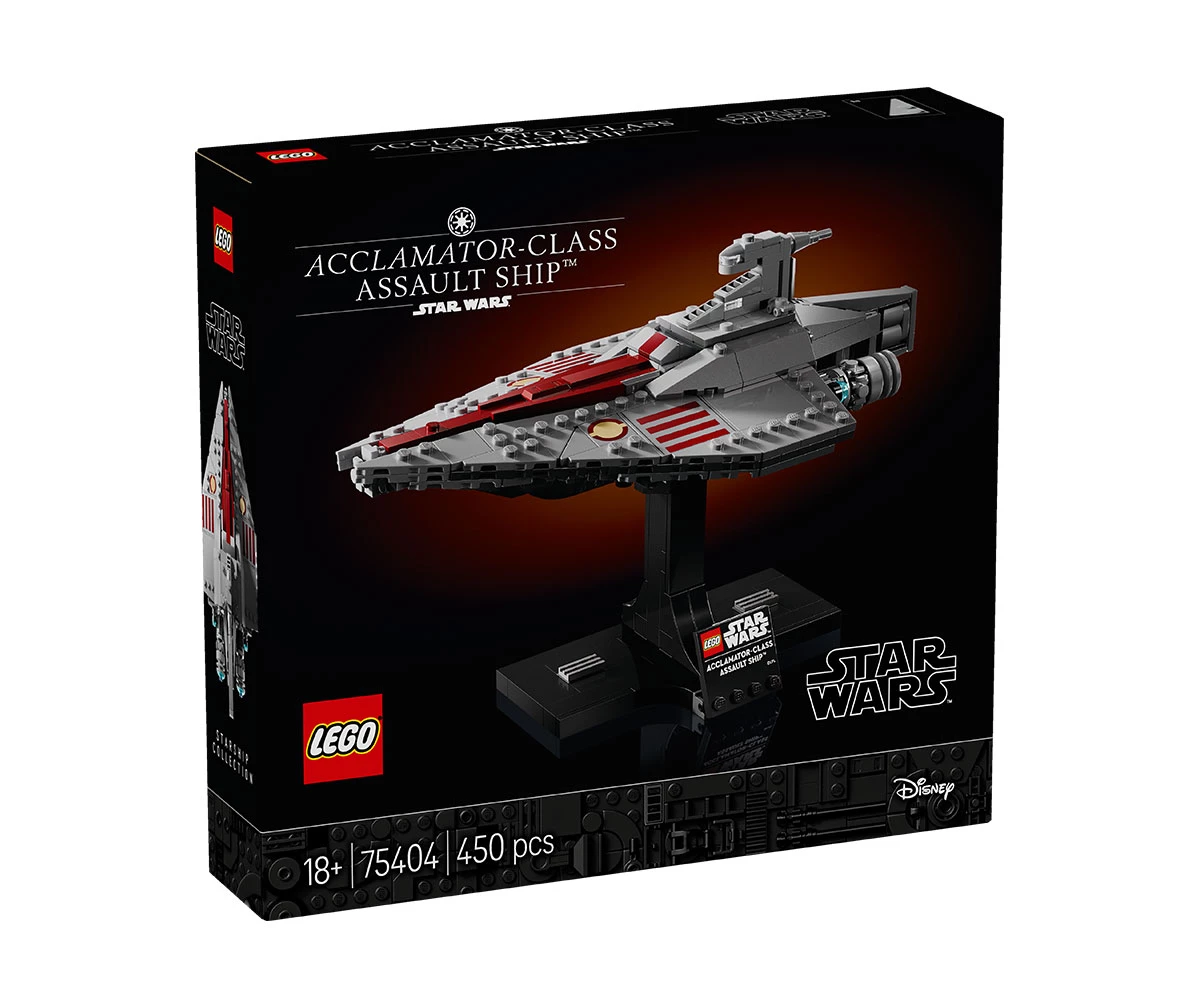 Детски комплект за игра LEGO® Star Wars™ 75404 - Десантен кораб клас Acclamator™ Конструктор ЛЕГО Star Wars 75404