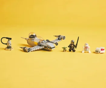 Детски комплект за игра LEGO® Star Wars™ 75410 – Изтребител N-1 на Мандо и Грогу
