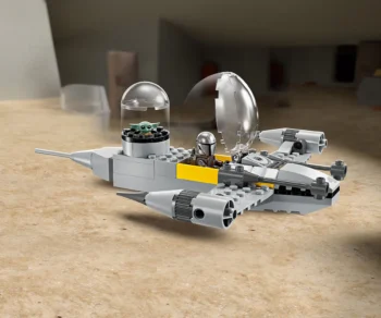 Детски комплект за игра LEGO® Star Wars™ 75410 – Изтребител N-1 на Мандо и Грогу