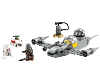 Детски комплект за игра LEGO® Star Wars™ 75410 – Изтребител N-1 на Мандо и Грогу