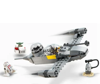 Детски комплект за игра LEGO® Star Wars™ 75410 – Изтребител N-1 на Мандо и Грогу