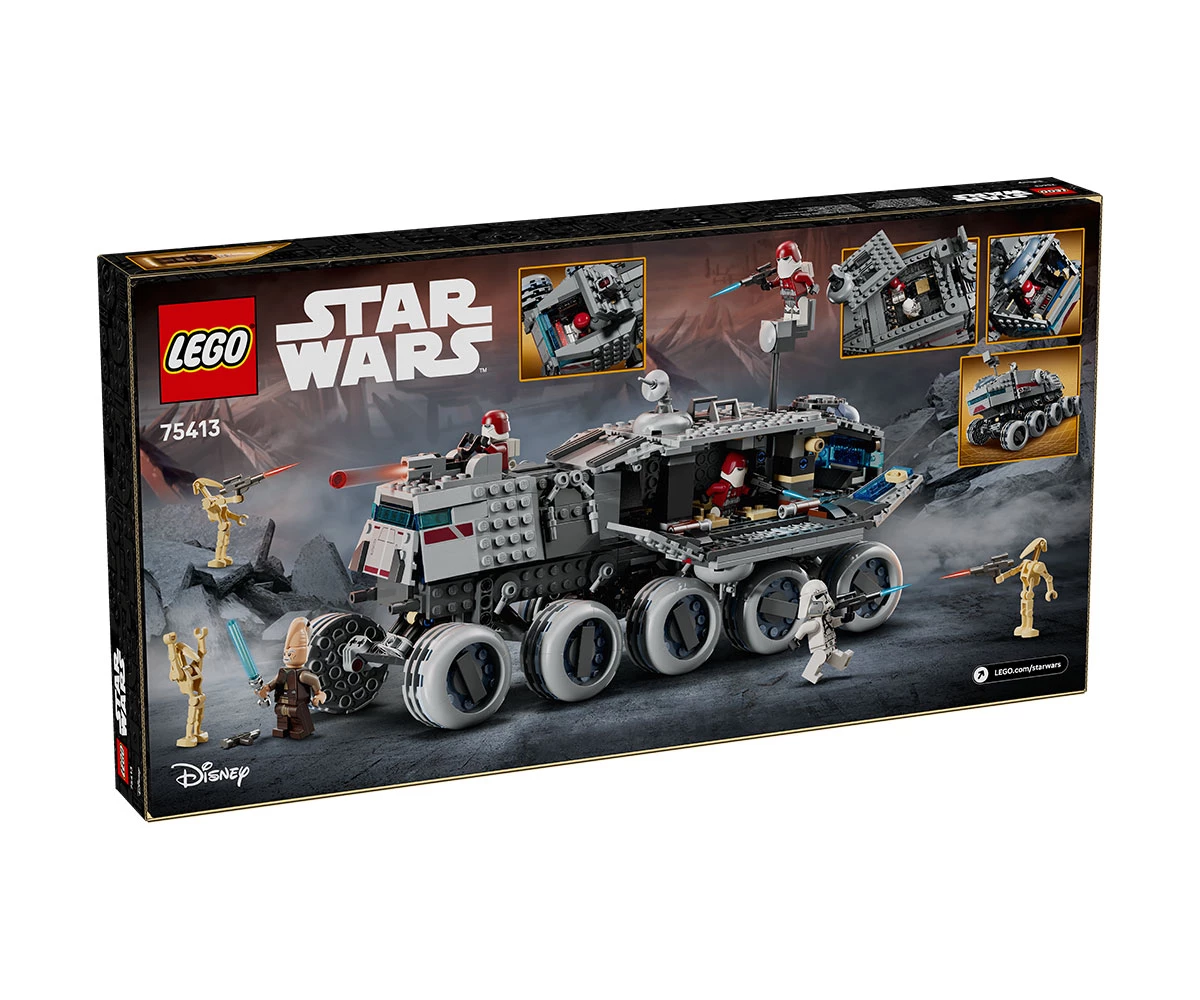 Детски комплект за игра LEGO® Star Wars™ 75413 - Бронетранспортьор на Републиката thumb 2 LEGO® Star Wars™ 75413 - Republic Juggernaut thumb 2