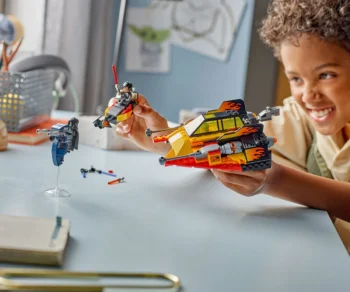 Детски комплект за игра LEGO® Star Wars™ 75414 – Снежен спидер „Изгаряща сила“