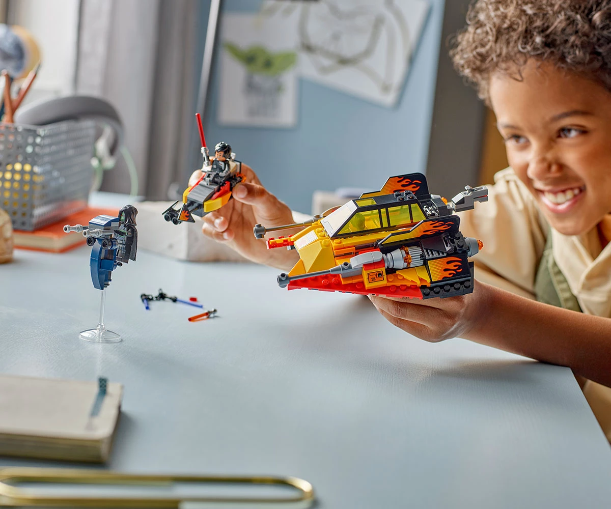 Детски комплект за игра LEGO® Star Wars™ 75414 - Снежен спидер „Изгаряща сила“ thumb 5 LEGO® Star Wars™ 75414 - The Force Burner Snowspeeder™ thumb 5