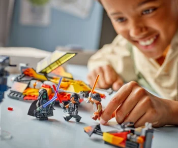 Детски комплект за игра LEGO® Star Wars™ 75414 – Снежен спидер „Изгаряща сила“