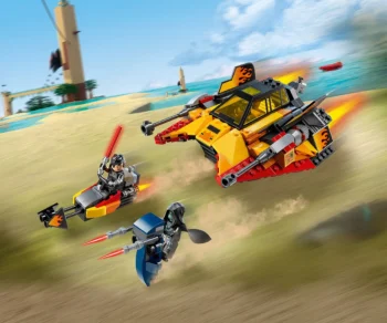 Детски комплект за игра LEGO® Star Wars™ 75414 – Снежен спидер „Изгаряща сила“