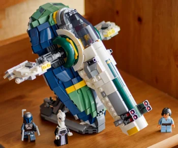 Детски комплект за игра LEGO® Star Wars™ 75433 – Космически кораб на Джанго Фет