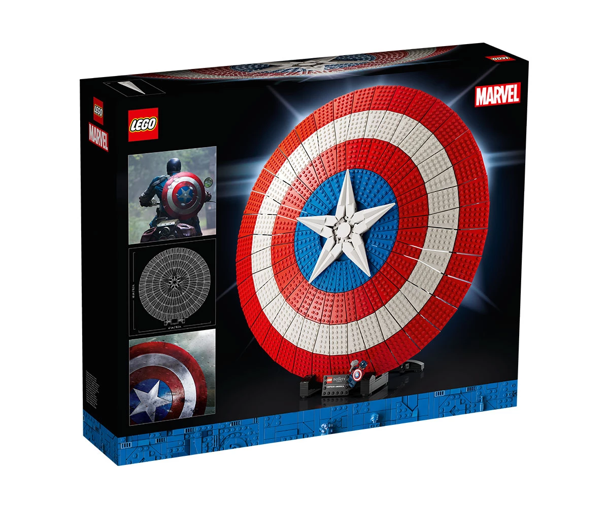 Детски комплект за игра LEGO® Marvel Super Heroes 76262 - Щитът на Капитан Америка thumb 2 Конструктор ЛЕГО Marvel Super Heroes 76262 thumb 2