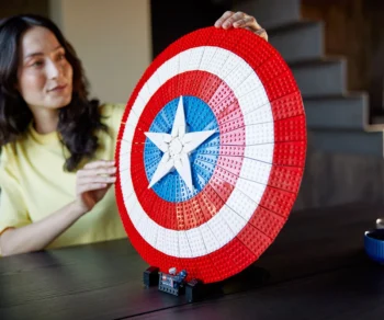 Детски комплект за игра LEGO® Marvel Super Heroes 76262 – Щитът на Капитан Америка