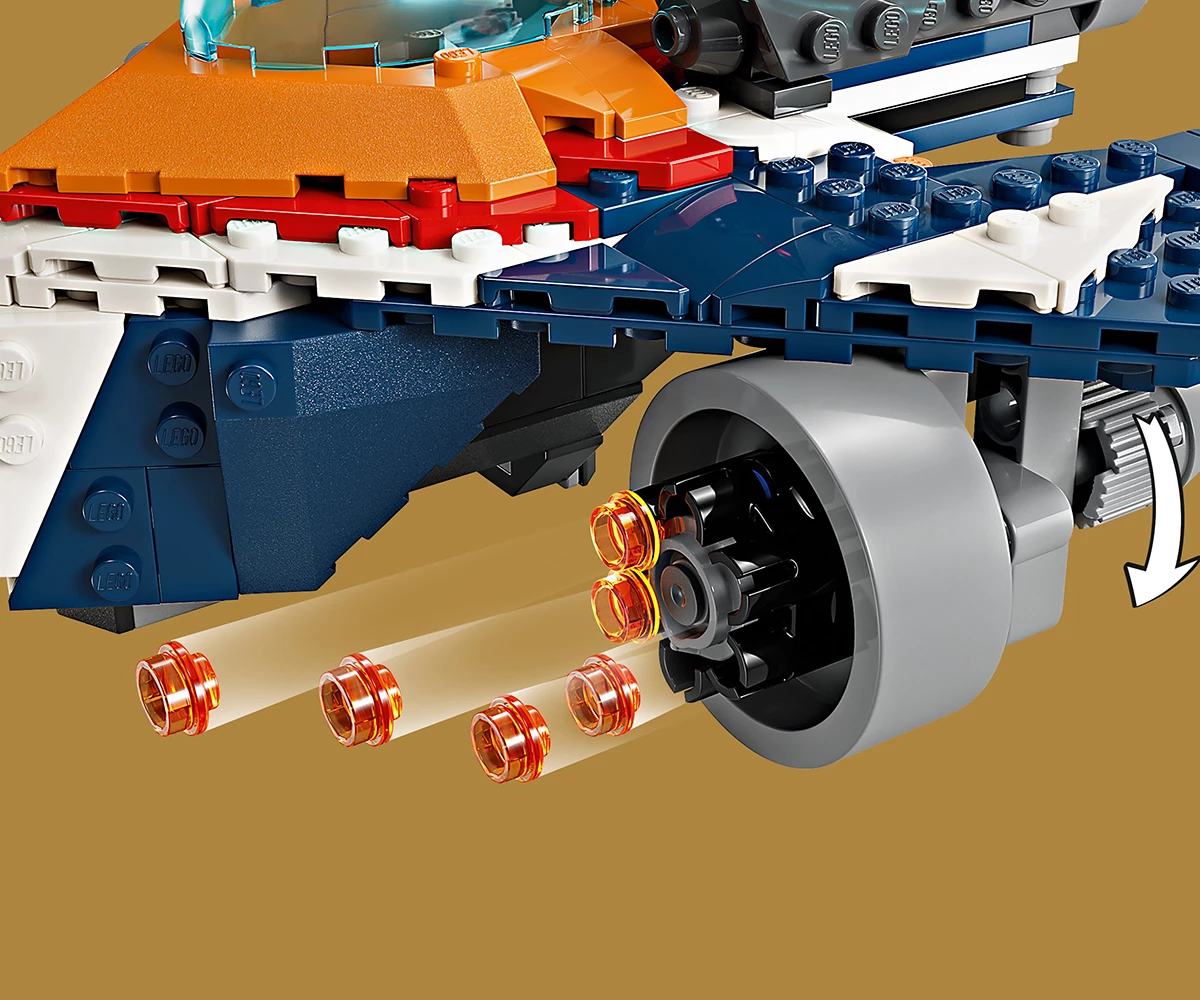 Детски комплект за игра LEGO® Marvel Super Heroes 76278 - Корабът Warbird на Ракета срещу Ронан thumb 8 Конструктор ЛЕГО Marvel Super Heroes 76278 thumb 8