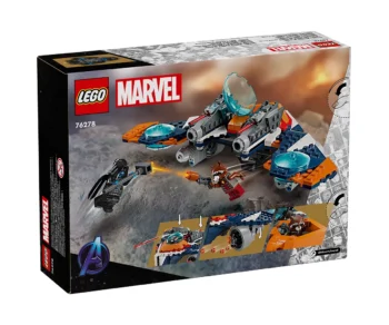 Детски комплект за игра LEGO® Marvel Super Heroes 76278 – Корабът Warbird на Ракета срещу Ронан