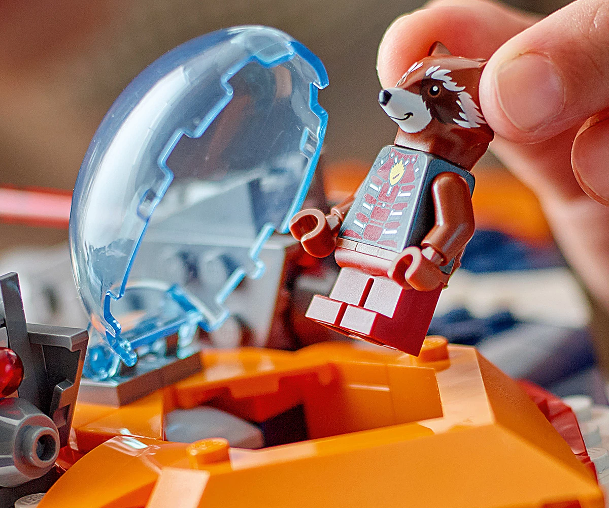 Детски комплект за игра LEGO® Marvel Super Heroes 76278 - Корабът Warbird на Ракета срещу Ронан thumb 9 Конструктор ЛЕГО Marvel Super Heroes 76278 thumb 9
