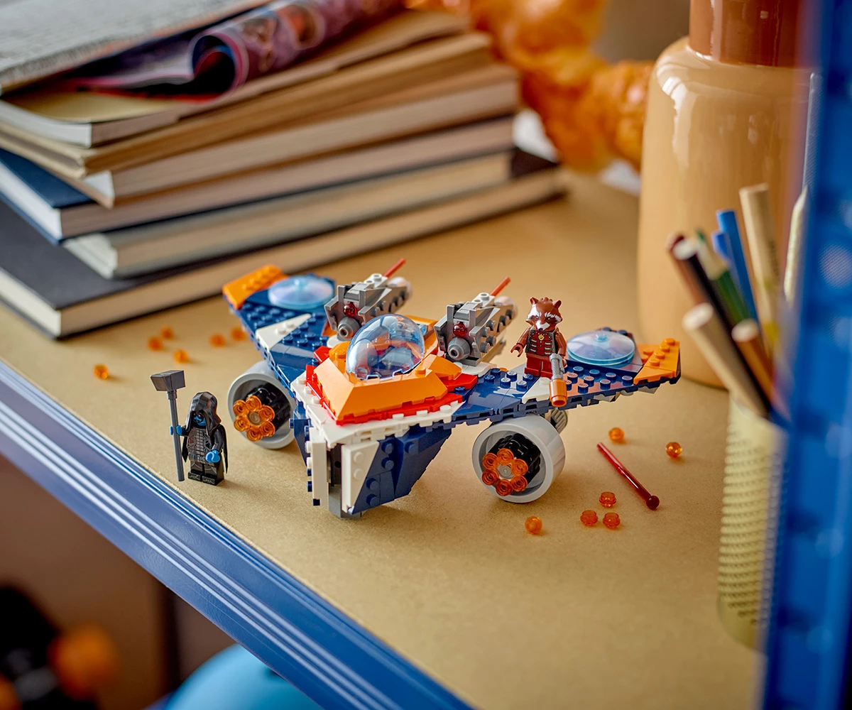 Детски комплект за игра LEGO® Marvel Super Heroes 76278 - Корабът Warbird на Ракета срещу Ронан thumb 13 Конструктор ЛЕГО Marvel Super Heroes 76278 thumb 13