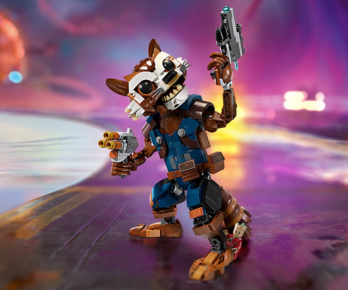 Детски комплект за игра LEGO® Marvel Super Heroes 76282 - Ракета и бебе Грут thumb 5 Конструктор ЛЕГО Marvel Super Heroes 76282 thumb 5