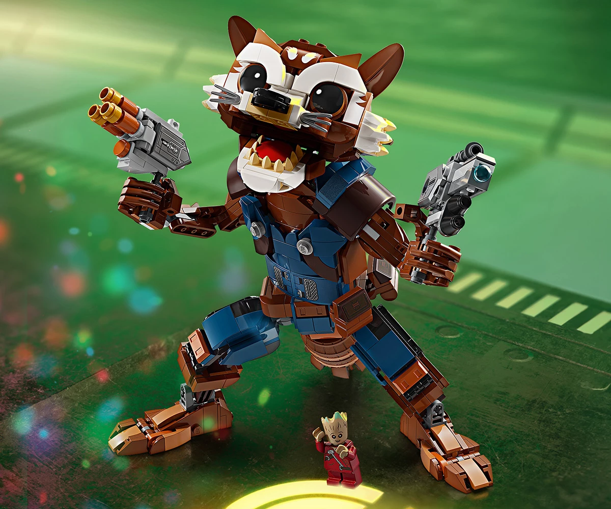 Детски комплект за игра LEGO® Marvel Super Heroes 76282 - Ракета и бебе Грут thumb 6 Конструктор ЛЕГО Marvel Super Heroes 76282 thumb 6