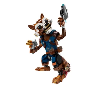 Детски комплект за игра LEGO® Marvel Super Heroes 76282 – Ракета и бебе Грут