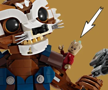 Детски комплект за игра LEGO® Marvel Super Heroes 76282 – Ракета и бебе Грут