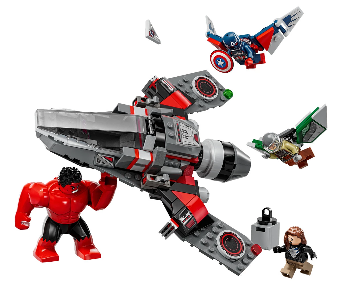 Детски комплект за игра LEGO® Marvel 76292 - Битка на Капитан Америка срещу Червения Хълк thumb 3 Конструктор ЛЕГО Marvel Super Heroes 76292 thumb 3
