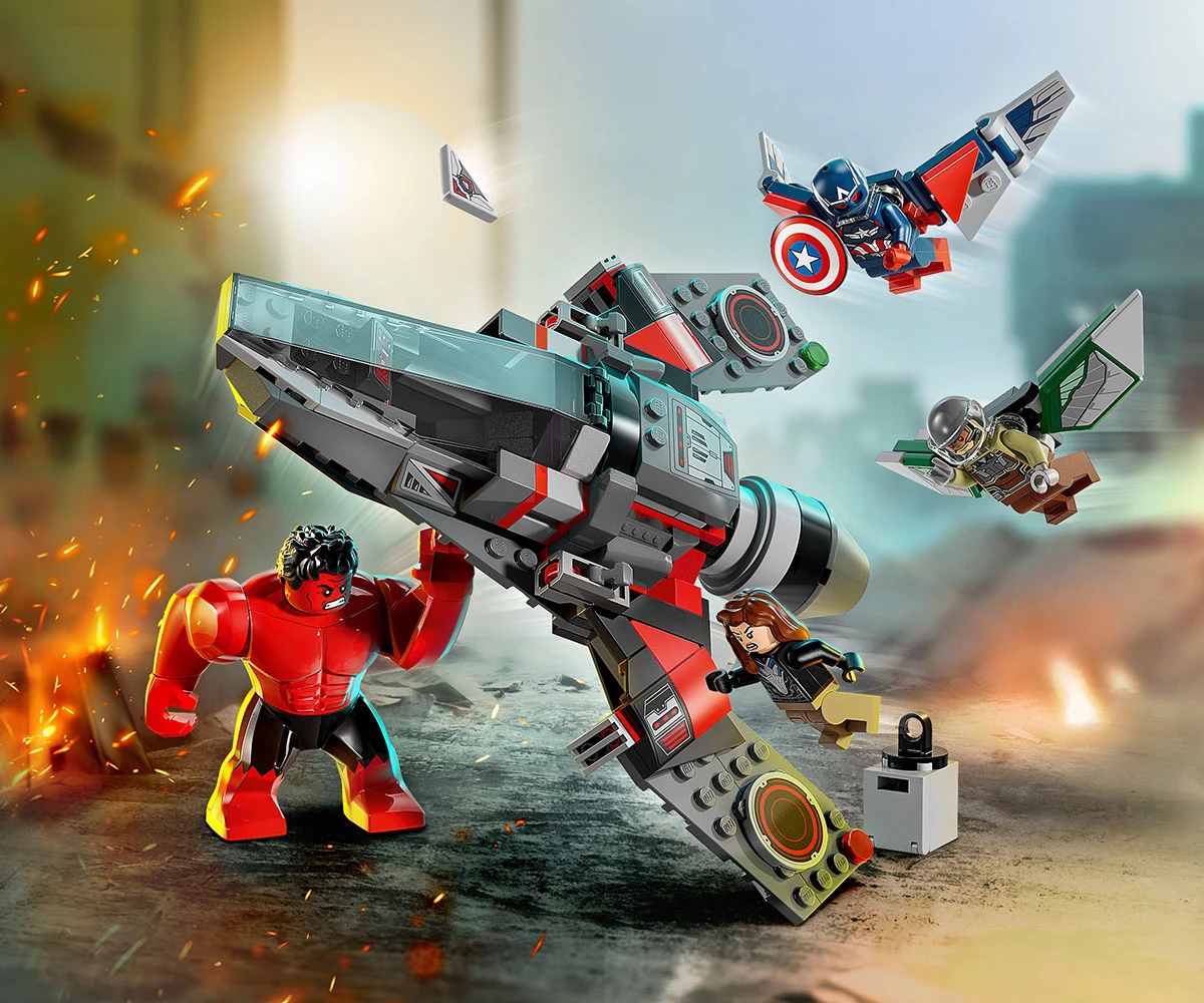 Детски комплект за игра LEGO® Marvel 76292 - Битка на Капитан Америка срещу Червения Хълк thumb 9 Конструктор ЛЕГО Marvel Super Heroes 76292 thumb 9