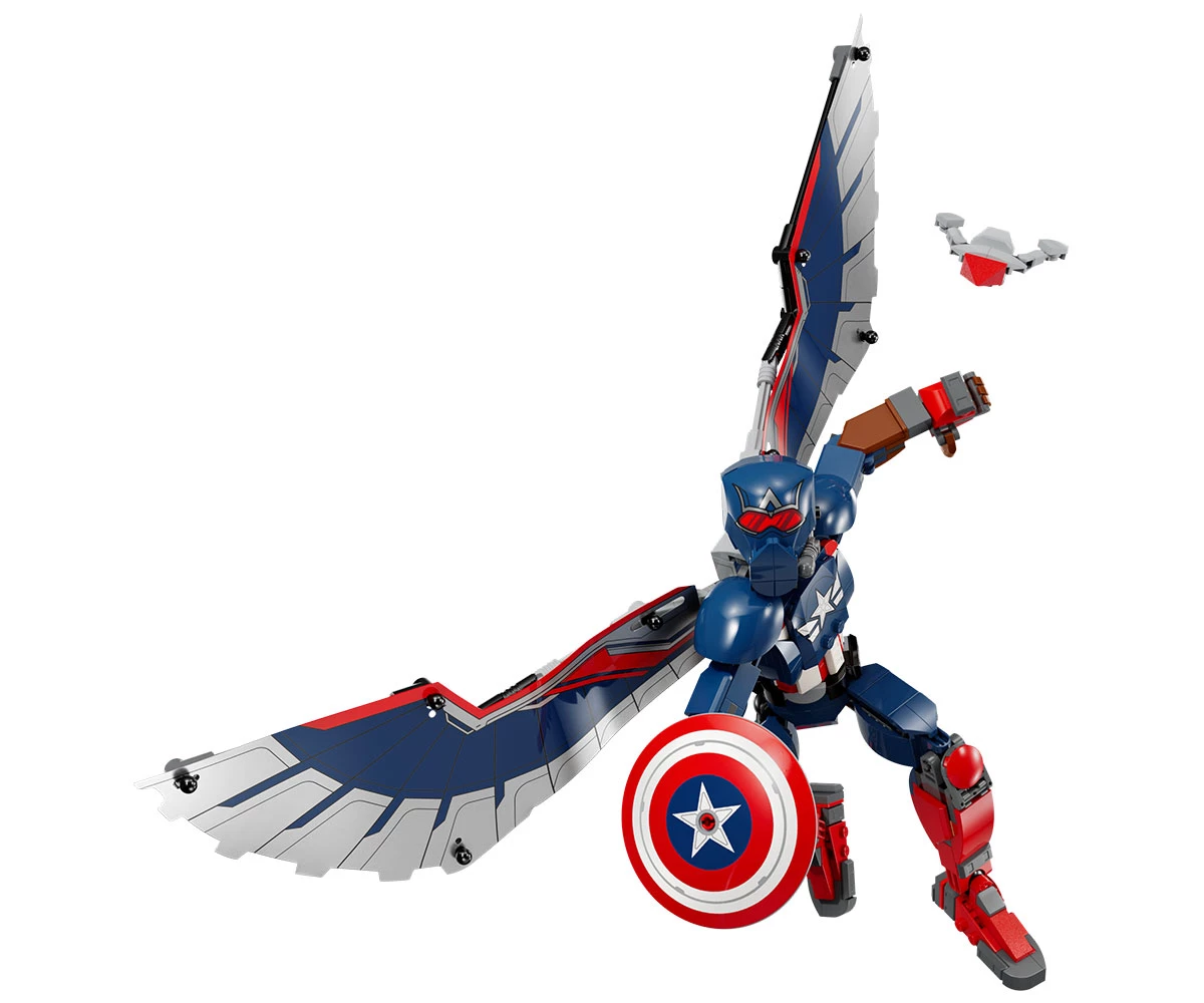 Детски комплект за игра LEGO® Marvel 76296 - Нова фигура за изграждане на Капитан Америка thumb 3 Конструктор ЛЕГО Marvel Super Heroes 76296 thumb 3