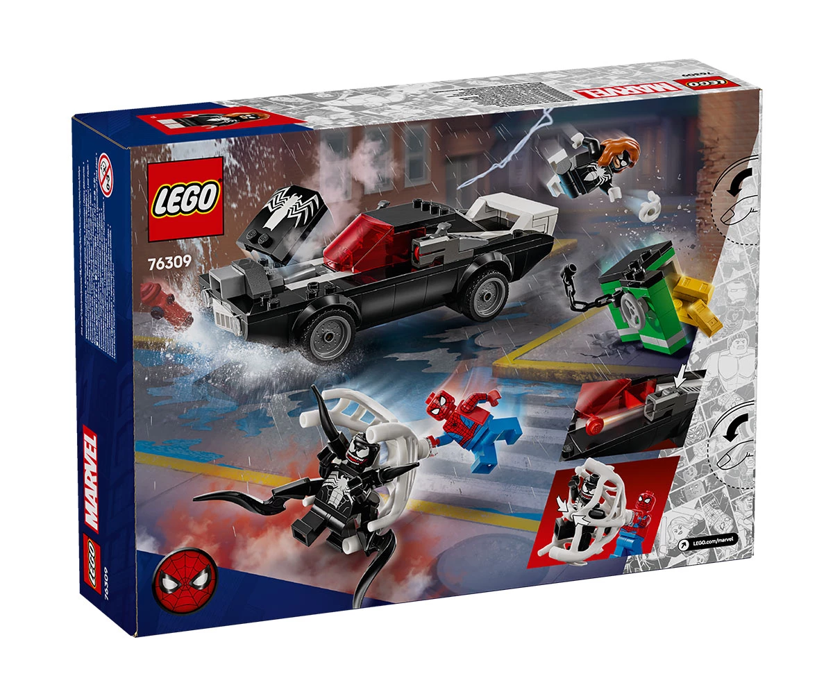 Детски комплект за игра LEGO® Marvel 76309 - Спайдърмен срещу Венъм с мощна кола thumb 2 Конструктор ЛЕГО Marvel 76309 thumb 2