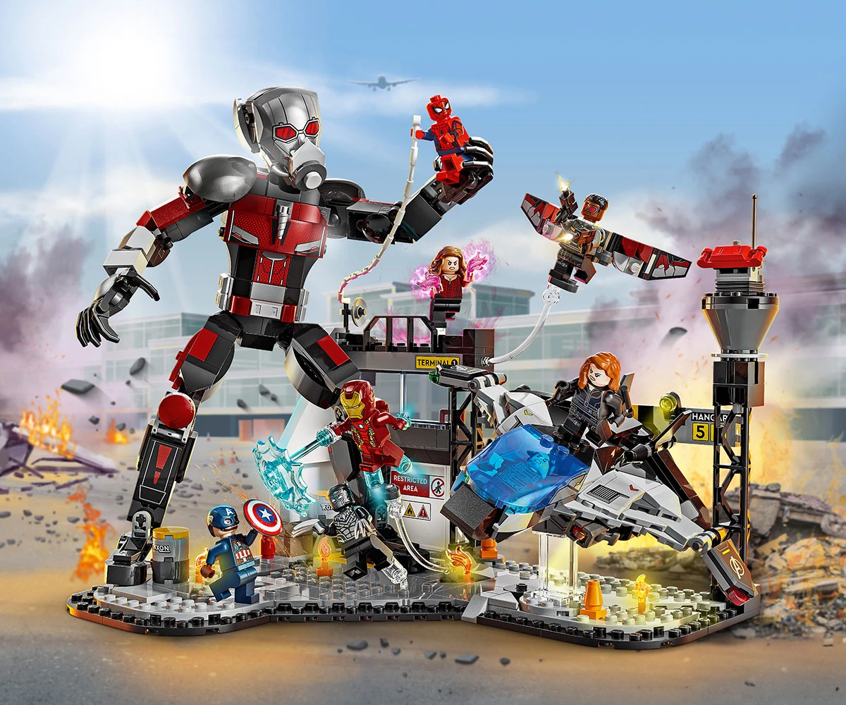 Детски комплект за игра LEGO® Marvel 76314 - Екшън битка от Първият отмъстител: Войната на героите thumb 11 Конструктор ЛЕГО Marvel 76314 thumb 11