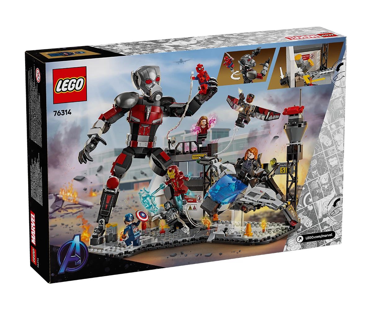 Детски комплект за игра LEGO® Marvel 76314 - Екшън битка от Първият отмъстител: Войната на героите thumb 2 Конструктор ЛЕГО Marvel 76314 thumb 2