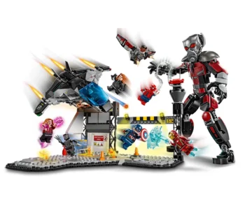 Детски комплект за игра LEGO® Marvel 76314 – Екшън битка от Първият отмъстител: Войната на героите