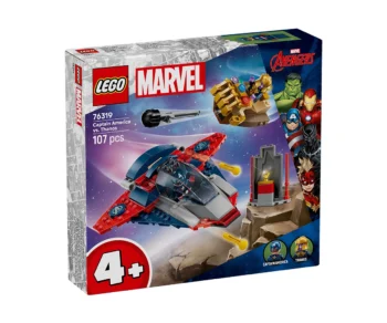 Детски комплект за игра LEGO® Marvel Super Heroes 76319 – Капитан Америка срещу Танос