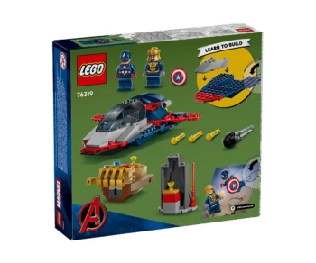 Детски комплект за игра LEGO® Marvel Super Heroes 76319 – Капитан Америка срещу Танос