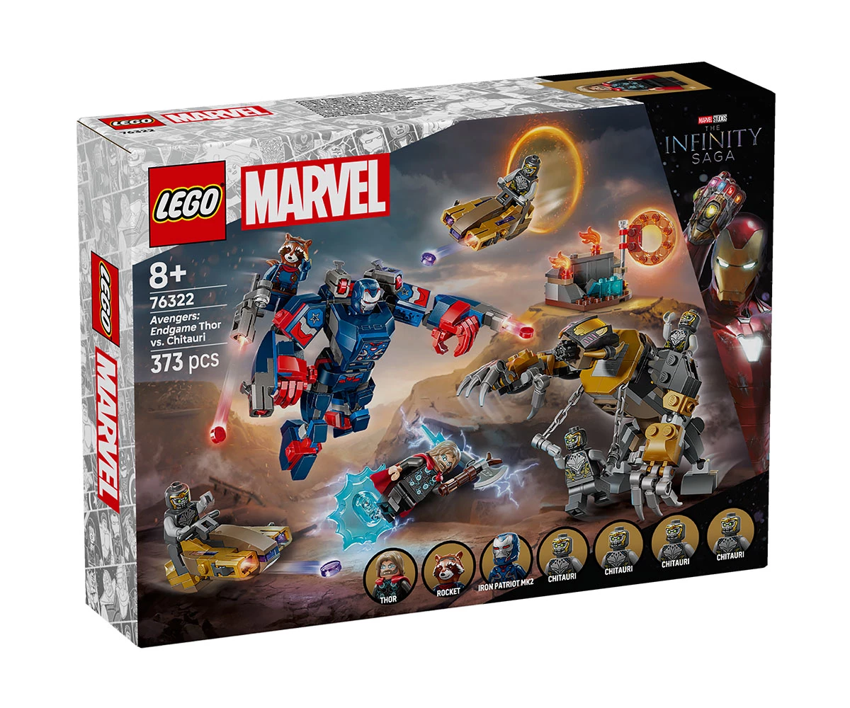 Детски комплект за игра LEGO® Marvel Super Heroes 76322 - Отмъстителите: Краят Тор срещу Читаури LEGO® Marvel Super Heroes 76322 - Avengers: Endgame Thor vs. Chitauri