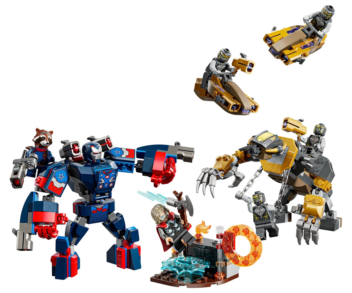 Детски комплект за игра LEGO® Marvel Super Heroes 76322 - Отмъстителите: Краят Тор срещу Читаури thumb 3 LEGO® Marvel Super Heroes 76322 - Avengers: Endgame Thor vs. Chitauri thumb 3